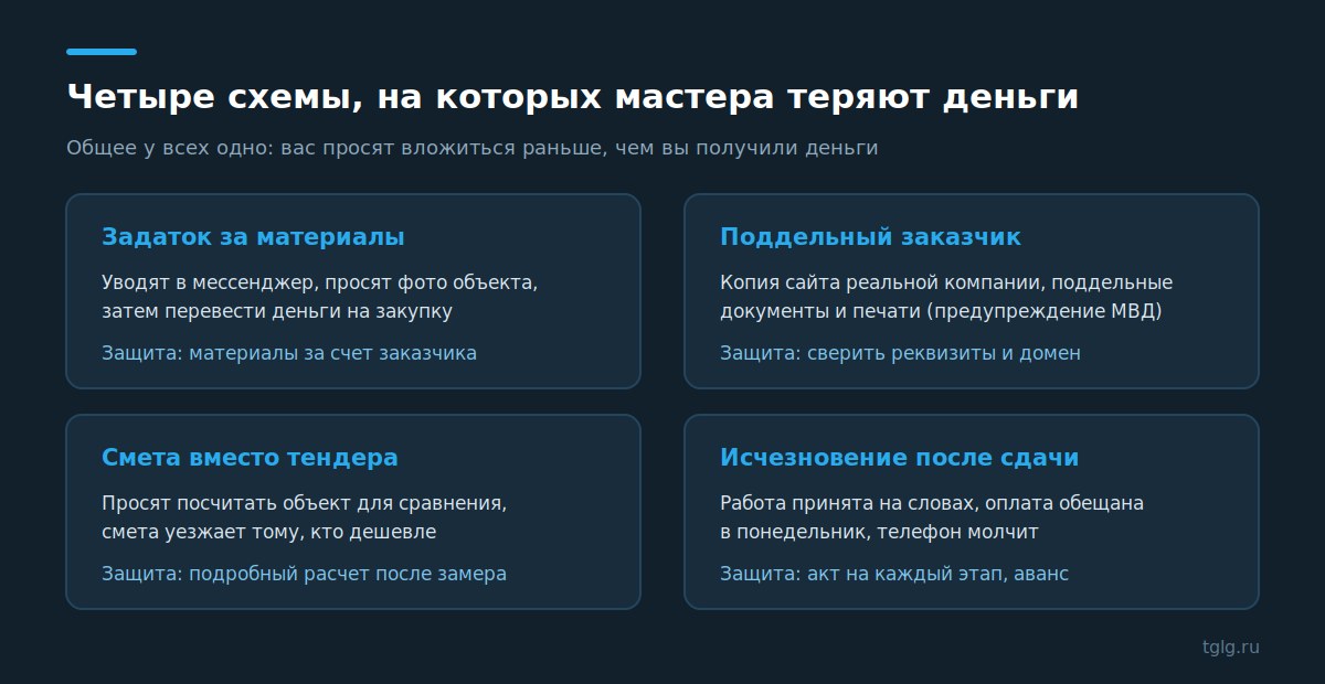 Четыре схемы обмана мастеров по ремонту и способы защиты
